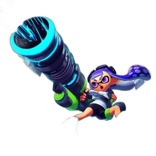 weapon, staff, animal, robot transparent PNG cut-out