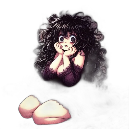 hair, creature, face, mask transparent PNG cut-out