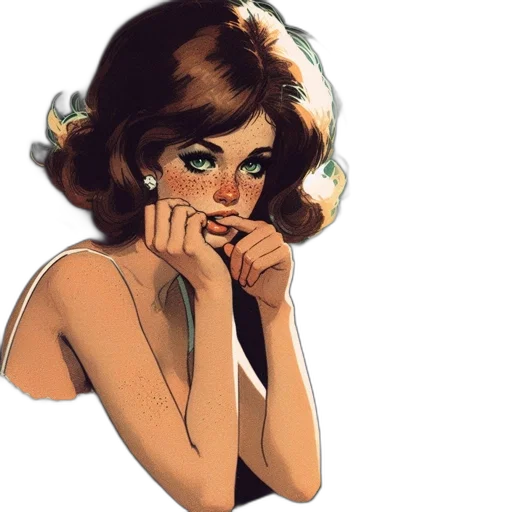 jewelry, dress, cartoon, photorealistic transparent PNG cut-out
