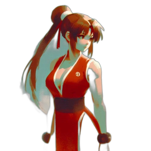 staff, dress, weapon, robot transparent PNG cut-out