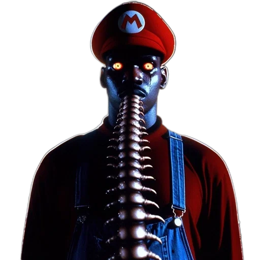 mask, staff, robot, creature transparent PNG cut-out