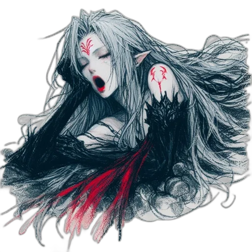 creature, concept art, fantasy art, pixel art transparent PNG cut-out