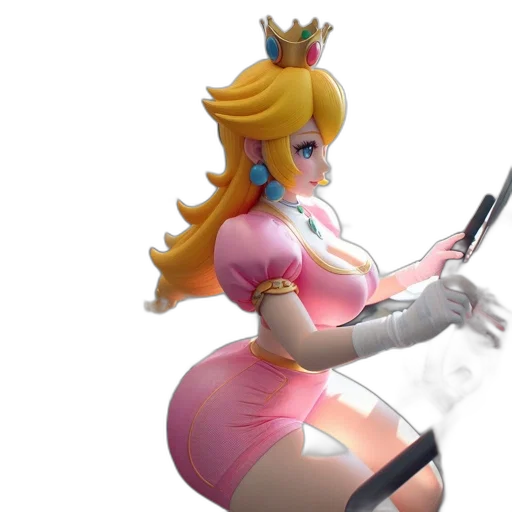 dress, staff, weapon, crown transparent PNG cut-out