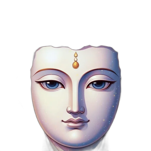 mask, face, crown, jewelry transparent PNG cut-out