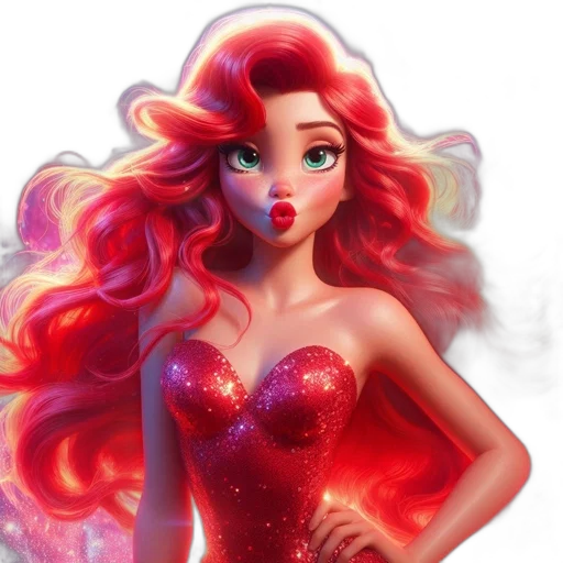 dress, fantasy art, concept art, cartoon transparent PNG cut-out