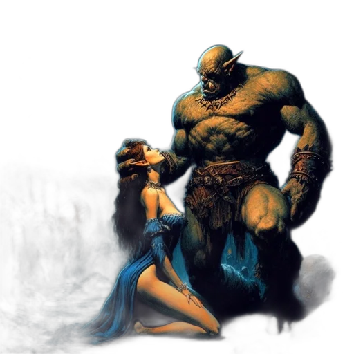 concept art, comic book art, fantasy art, pixel art transparent PNG cut-out