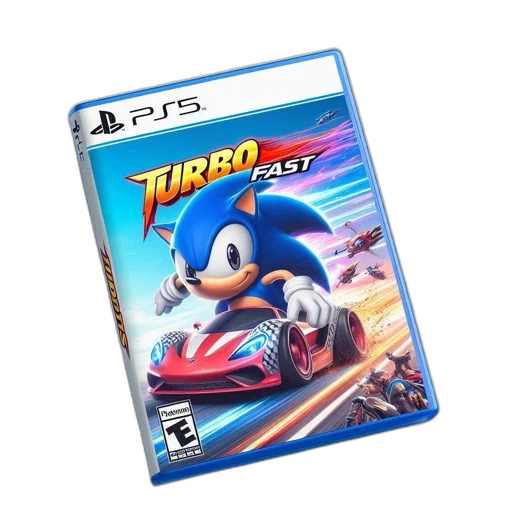 3d render, playstation, game, case transparent PNG cut-out