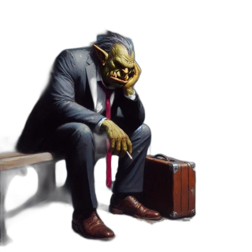 mask, creature, concept art, 3d render transparent PNG cut-out