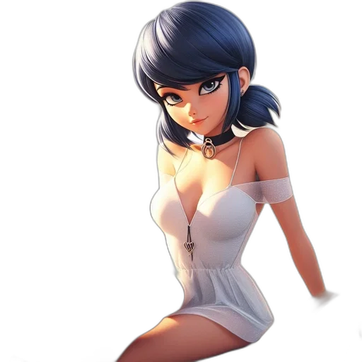 dress, staff, robot, concept art transparent PNG cut-out