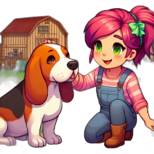 animal, pixel art, concept art, cartoon transparent PNG cut-out