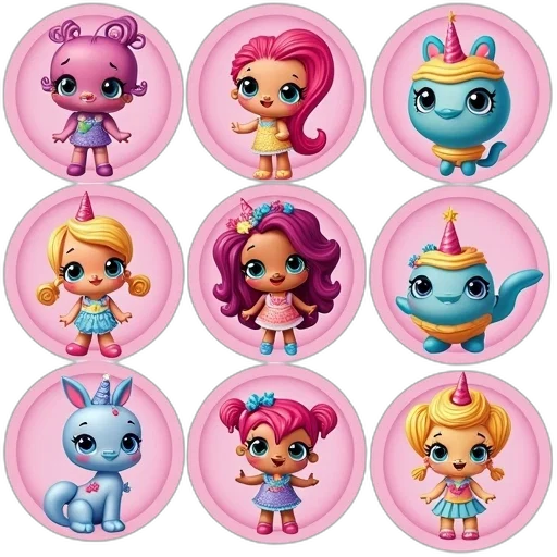 pastel, free, printable, shopkins transparent PNG cut-out