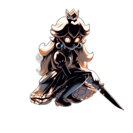 sword, staff, weapon, crown transparent PNG cut-out