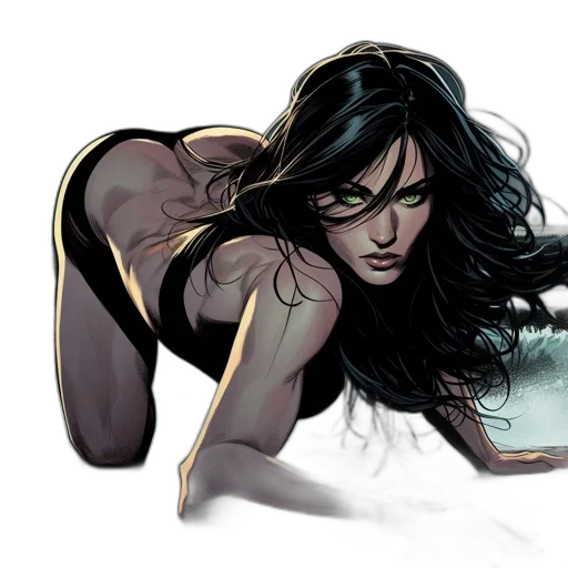 comic book art, concept art, fantasy art, cartoon transparent PNG cut-out