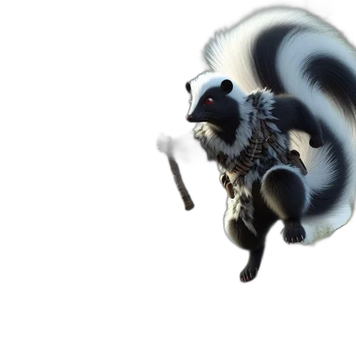 animal, creature, weapon, staff transparent PNG cut-out