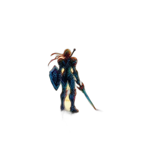 creature, dragon, staff, robot transparent PNG cut-out
