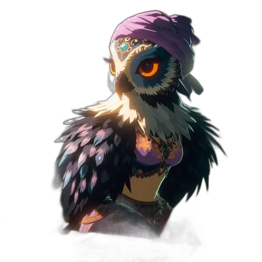 creature, mask, animal, staff transparent PNG cut-out