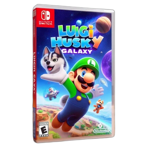 concept art, 3d render, nintendo, switch transparent PNG cut-out
