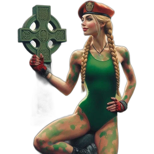 weapon, staff, jewelry, dress transparent PNG cut-out