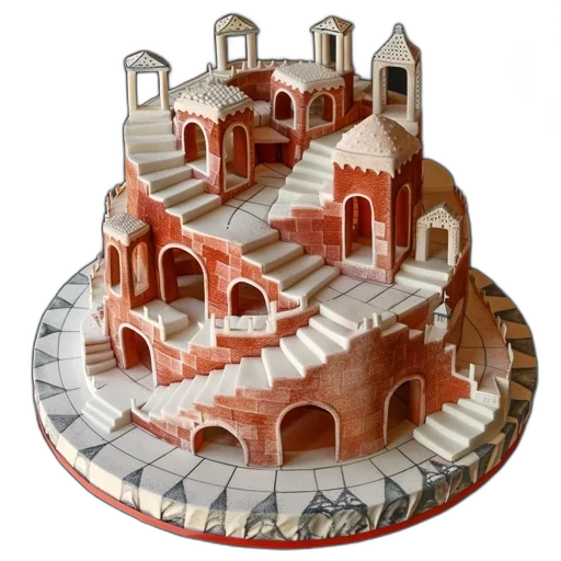 crown, 3d render, concept art, multi-tiered transparent PNG cut-out