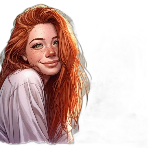 face, hair, dress, fantasy art transparent PNG cut-out