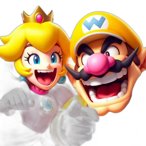crown, mask, weapon, 3d render transparent PNG cut-out