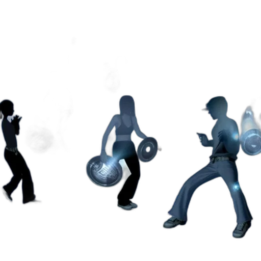 concept art, 3d render, dynamic, scene transparent PNG cut-out