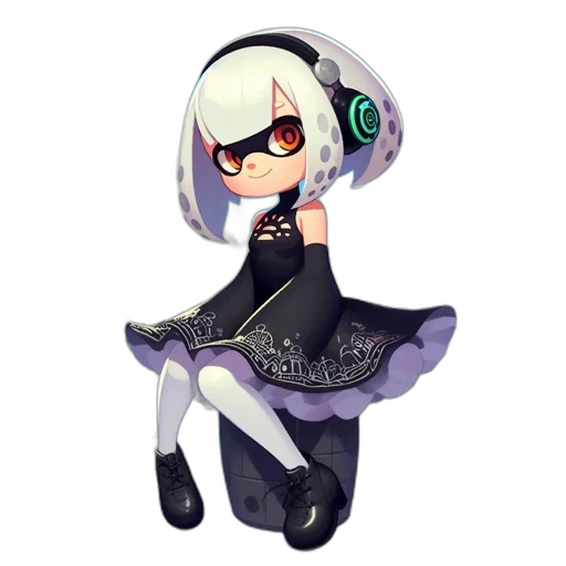 staff, robot, dress, weapon transparent PNG cut-out