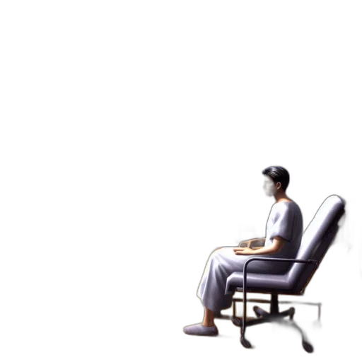 furniture, staff, robot, hair transparent PNG cut-out