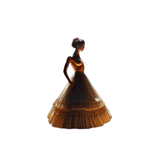 dress, hair, crown, jewelry transparent PNG cut-out
