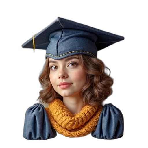 hat, jacket, jewelry, face transparent PNG cut-out