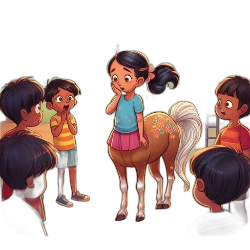 hair, concept art, cartoon, 3d render transparent PNG cut-out