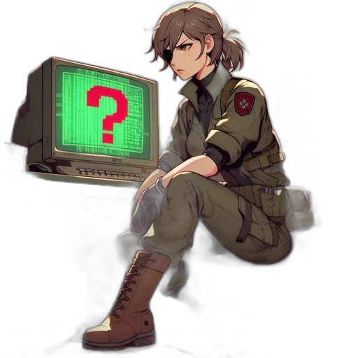 jacket, weapon, robot, staff transparent PNG cut-out