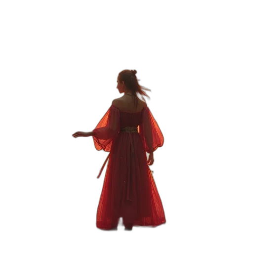 dress, staff, jacket, crown transparent PNG cut-out