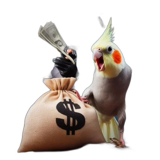 animal, 3d render, concept art, police transparent PNG cut-out
