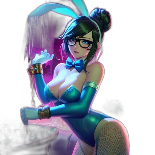 weapon, staff, robot, cyberpunk transparent PNG cut-out