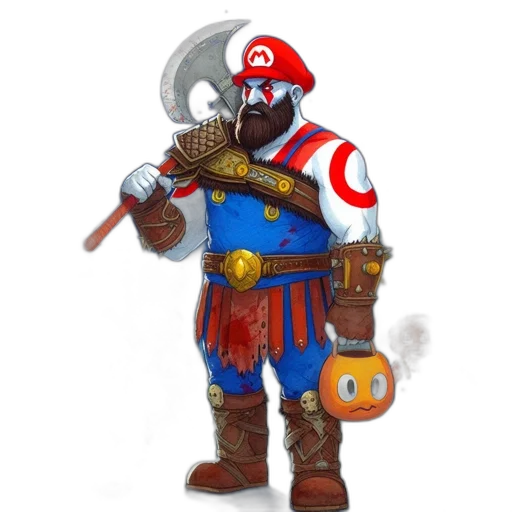 staff, weapon, sword, mask transparent PNG cut-out