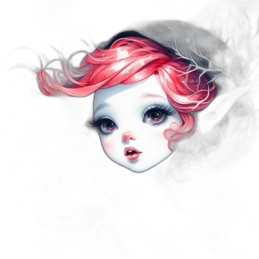 mask, face, creature, fantasy art transparent PNG cut-out