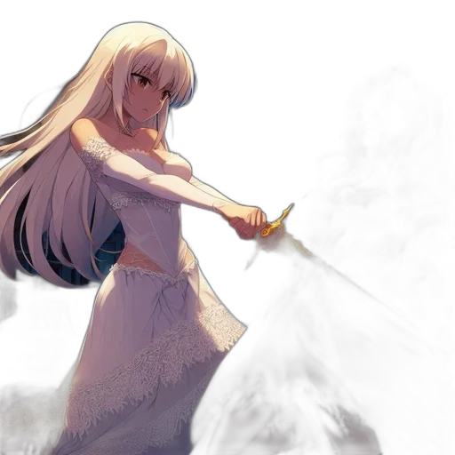 sword, weapon, staff, dress transparent PNG cut-out