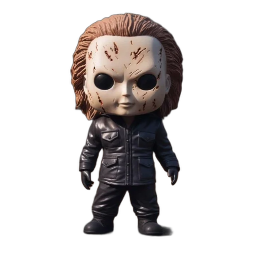 concept art, toy, figure, menacing transparent PNG cut-out