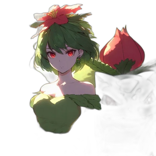 flower, crown, creature, mask transparent PNG cut-out