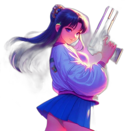weapon, jacket, staff, sword transparent PNG cut-out