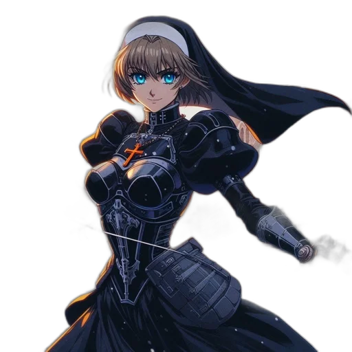 sword, weapon, staff, anime transparent PNG cut-out