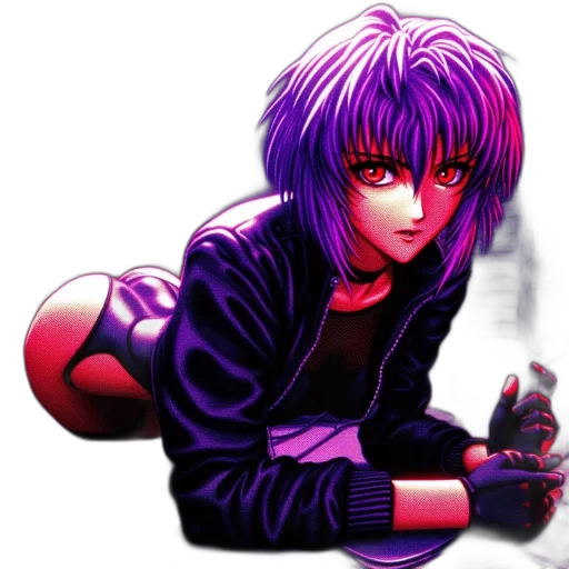 jacket, weapon, cyberpunk, concept art transparent PNG cut-out
