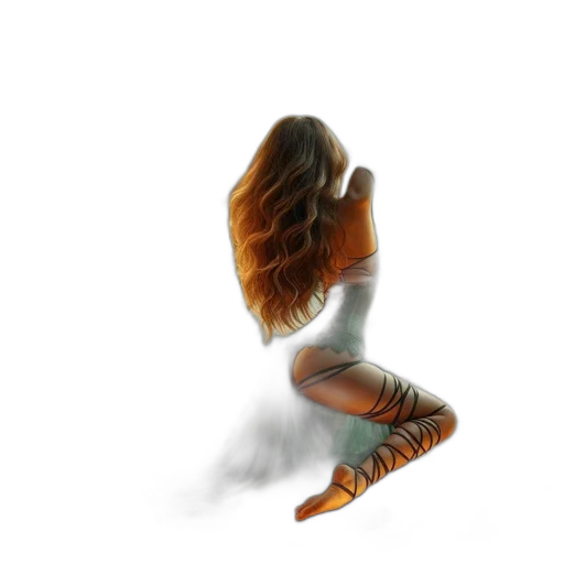 shoes, hair, dress, jewelry transparent PNG cut-out