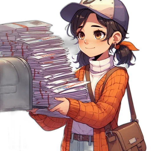 hat, jacket, anime, concept art transparent PNG cut-out