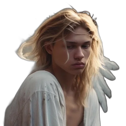 hair, face, creature, jacket transparent PNG cut-out