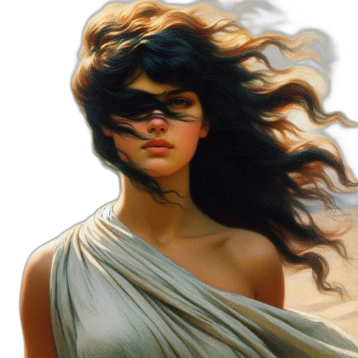 dress, mask, face, fantasy art transparent PNG cut-out