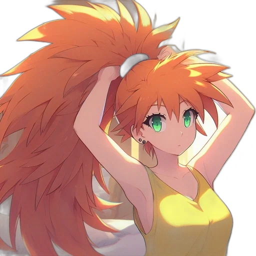 dress, hair, dragon, creature transparent PNG cut-out
