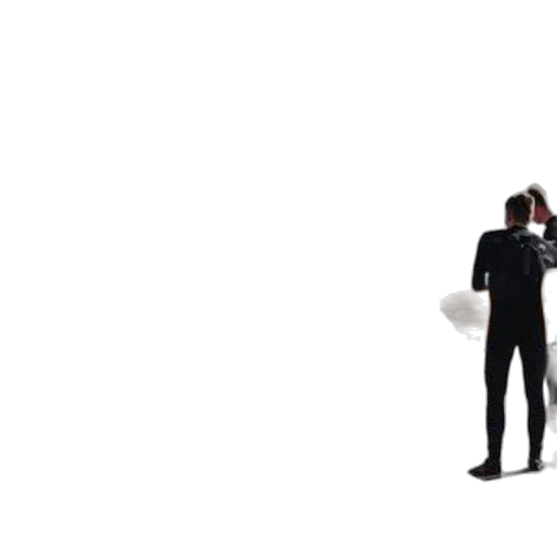 robot, staff, jacket, mask transparent PNG cut-out