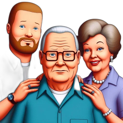 cartoon, photorealistic, younger, man transparent PNG cut-out